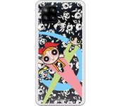 Funda original compatible con Samsung A42 5G - P Girls Volando Fondo B/W