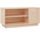 vidaXL Mueble de TV madera maciza de pino 80x35x40,5 cm, Mueble de Salon, Mueble TV, Mueble TV salon, Mesa de TV, Mueble tele
