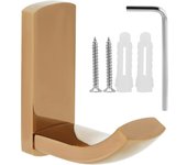 Simple de latón Dorado Rosa para Ropa, sombrero, toalla, perchero para Cocina y baño