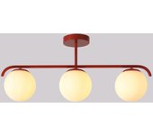 Barcelona LED Lámpara de techo triple bolas cristal "TALÍ" - 3xE27