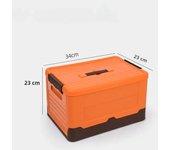 Capacity Storage Box With Lid Large Car Boot Organiser Trunk Organiser Foldable Storage Box Trunk Home Sundries Organizer Box