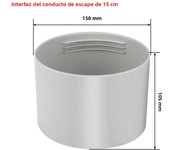 Universal Duct Extension Pipe 1.5M/2M Flexible Air Conditioner Exhaust Hose Duct Ventilator Pipe for Mobile Air Conditioning