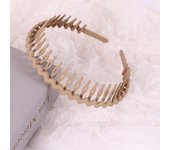 Simple Candy Color Face Wash Headband with Teeth Non-slip Crushing Hair Finishing Hair Clip Pressure Hair Wave Headband