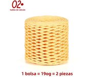 190g Raffia Yarn, Straw Paper Yarn Made in Bamboo Fiber, Handmade DIY Materials, Suitable for Making Summer Hat, Slippers, Bags, Cup Sets, Various Cute Ornaments, Hanging Ornaments, Ropes for Wrapping Gift Boxes and Bouquets, Etc. 1 Bag = 190g = 2