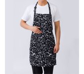 1pc Adjustable Adult Apron Striped Restaurant Chef Apron Outdoor Camping Picnic Kitchen Cook Aprons