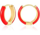 MESOVOR Pendientes de Aro de oro Pequeños para Mujeres, Aretes Huggie Livianos Plateados de oro de 18k | Regalos de Aretes Hipoalergénicos para Niñas amarillo caliente