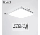 LED Ceiling Lamp Square Simple Modern Ceiling Lights 24W 36W 48W 90-260V Safe Energy Saving Bedroom Home Lighting