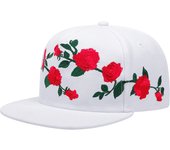 Fashion Fastball Rose Embroidery Hip Hop Baseball Cap Snapback Hat Adult Outdoor Casual Sun Bone Gorras Hats