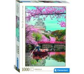 Puzzle 1000 Piezas Castillo en Primavera Himeji de Japón Clementoni