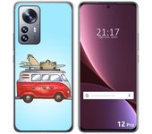 Funda Silicona para Xiaomi 12 Pro 5G diseño Furgoneta Dibujos