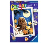 CreArt Kit Pintura - Lechuza a la Luz de la Luna, Ravensburger, 23711