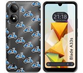 Funda Silicona para Zte Blade A33s diseño Scooter Dibujos