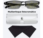 Tr90 Titanium Multifocal Reading Glasses Photochromic Progressive Bifocal Anti Blue Ray UV Protect Presbyopic Glasses Men Women
