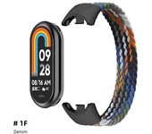 Braided Solo Loop for Xiaomi Mi Band 8 Strap accessories Elastic Nylon Watchbands Replacement correa bracelet for Miband 8 NFC