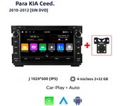 7 Inch Android 13 Intelligent system Car Radio For KIA Ceed 2010 - 2016 Wireless Car play Auto Multimedia Player GPS Autoradio