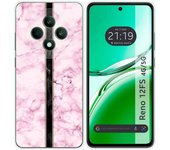 Tumundosmartphone Funda Silicona para Oppo Reno 12FS 4G / 12 FS 5G diseño Mármol 04 Dibujos