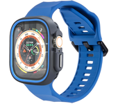 Silicone Sport Strap+Case for Apple Watch 9 8 7 6 SE 5 Ultra 2 Belt Bracelet Iwatch Series 49mm 45mm 41mm 44mm Protective Cover