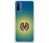 Funda original compatible con Xiaomi Redmi 9T/Pocophone M3 - Villarreal escudo fondo trama