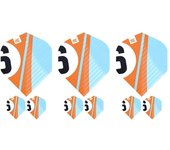 Plumas Target Chicane Pro.Ultra Orange Flights (3 Sets) No.2 Standard 337213Marca,Target,Micrones,100,Geometria,StandardDardos,Plumas,Plumas Target