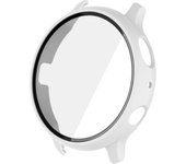 Case+Glass For Samsung Galaxy Watch Active 2 44mm 40mm Cover Bumper Accessories Protector Full Coverage Matte Screen Protection