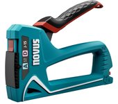 Novus j15 clavadora/grapadora - para grapas de 4 a 10mm - cambio de grapa mediante mecanismo de desplazamiento - bloqueo del mango - indicador de cantidad de grapas restante