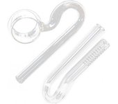Aquarium Lily Pipe Inflow/outflow Easy to Clean Remove Oil Stains Skimmer Filter Easy Installation Skimmer Glass Lily Pipe
