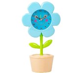 Reloj de Alarma Estéreo-Digital Mudo Flor Reloj despertador