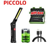 Led Work Light Magnetic Base Hook Rechargeable 360°Rotating Portable Handheld Flashlight For Working Repairing Outdoor Camping