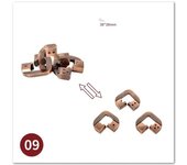 Metal Puzzle Brain Teasers Grow the Intellect Box Unwrapped Toys For Kids Adults Fidget For Logica Games