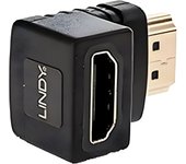Lindy HDMI Hembra a HDMI Macho 90 Grados ángulo Recto Adaptador - Abajo