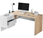 Duehome - Mesa de Escritorio Office Buc | Diseño Nórdico | Cajonera Reversible
