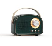 Altavoz Bluetooth retro - Decoración vintage - Altavoz Bluetooth inalámbrico portátil