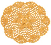 20cm Round Placemat Cup Coaster Mug Kitchen Christmas Table Place Mat Cloth Lace Crochet Tea Coffee Pan Doily Handmade Pad