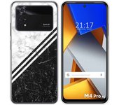 Funda Silicona para Xiaomi POCO M4 Pro 4G diseño Mármol 01 Dibujos