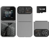 SERVO F15 Mini 2G GSM Foldable Mobile Phone Dual SIM Magic Voice Flashlight Call Recording 2.0"Portable Flip Mobile Phone Type-C
