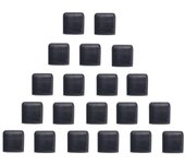 20pcs Rubber Pieces Non-scratch Protective Covers For Airfryer Grill Kitchen Cooking