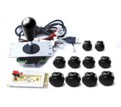 Copy SANWA Game Machine Arcade Console DIY Kit 8 Way Joystick Push Buttons For PC Raspberry Pi Zero Delay USB Board Controller