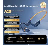 POLVCDG Bone Conduction Wireless earphones Bluetooth with 32GB IPX6 Sweat and Rain Resistant running and cycling earphones X15