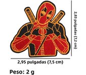 Cool Superpower Movie Embroidered Patches For Clothing Backpack DIY Badge Cute Cartoon Patches On Clothes Stickers Appliques