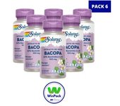 Solaray EcoPack 6 Bacopa 60 capsulas 100 mg
