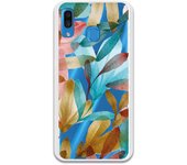 Funda compatible con Samsung Galaxy A30 - Flores Acuarela