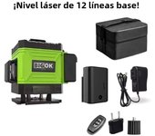 Nivel láser 4D de 8/12/16 líneas, autonivelante de línea verde, 360,Horizontal y Vertical, superpotente Professional laser level