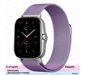 20mm 22mm Milanese Band For Amazfit balance/GTS 4/3/GTS Mini 2/GTR 4/3/Pro stratos Metal Watch Bracelet correa Amazfit bip strap