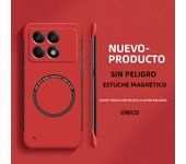 Ultra Thin Hard PC Magnetic Frameless Phone Case For Xiaomi Poco X6 Pro F3 F4 F5 Pro Matte Pure Color Solid Cover