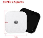 Electrode Pads Non-woven Fabric Self Adhesive Electrode Patches Reusable for TENS Unit EMS Muscle Stimulator Replacement Sticker