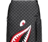 Mochila Leisure Shark de gran capacidad para hombre, ideal para viajes al campus (C1, grande)