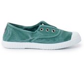 Pisamonas Zapatillas Lona Efecto Desgastado Sin Cordones