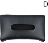 Car Tissue Box Soft Leather Hanging Container Towel Napkin Holder Paper Rack Organizer Storage Bag Car Interior Accessory