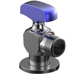 All Copper Thicken Angle Valve Ball Core Hot and Cold Triangle Switch G1/2 4 Points Water Heater Toilet Large Flow Ball Valve