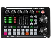 Tarjeta de sonido en vivo multifuncional F998 Cambiador de voz en vivo